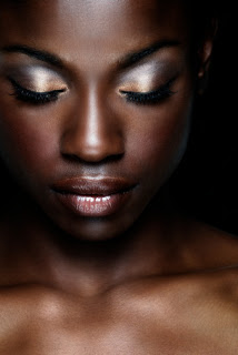 Close-up of a young woman with her eyes closed