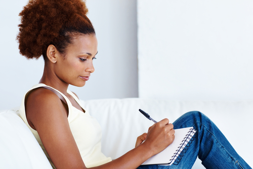 black-woman-writing